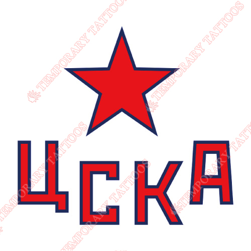 CSKA Moscow Customize Temporary Tattoos Stickers NO.7208